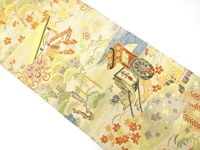 Japanese Kimono / Antique / Nagoya Obi Silk